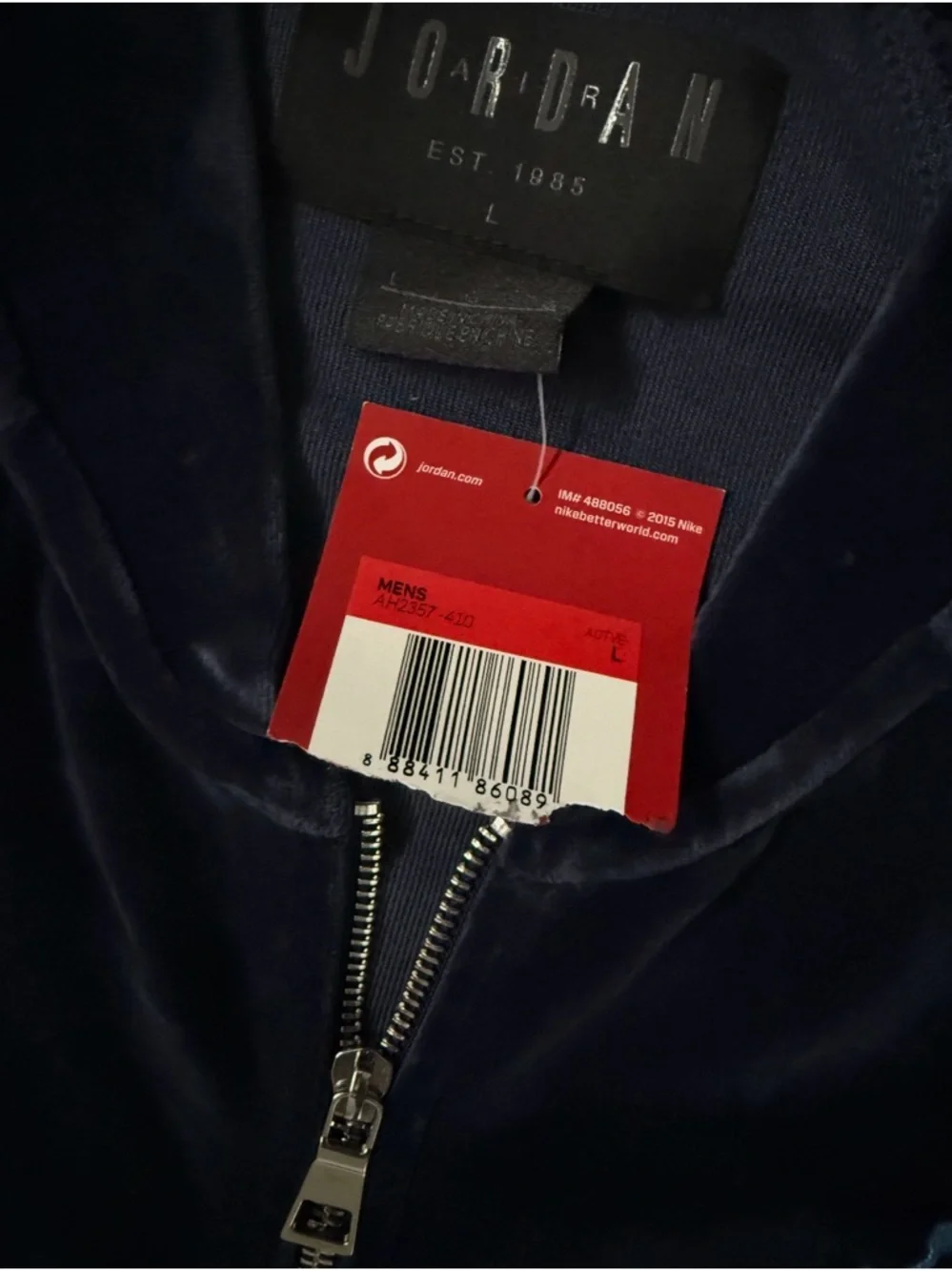 NWT Jordan Wings Velour Track Jacket